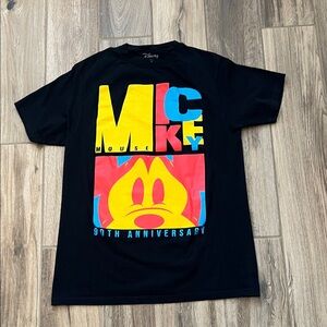 Disney Black Mickey Mouse 90th Anniversary Tee